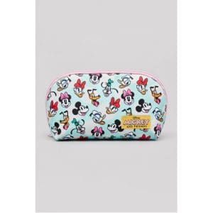 Mickey And Friends 'Strike A Pose' Turquoise Make Up Bag